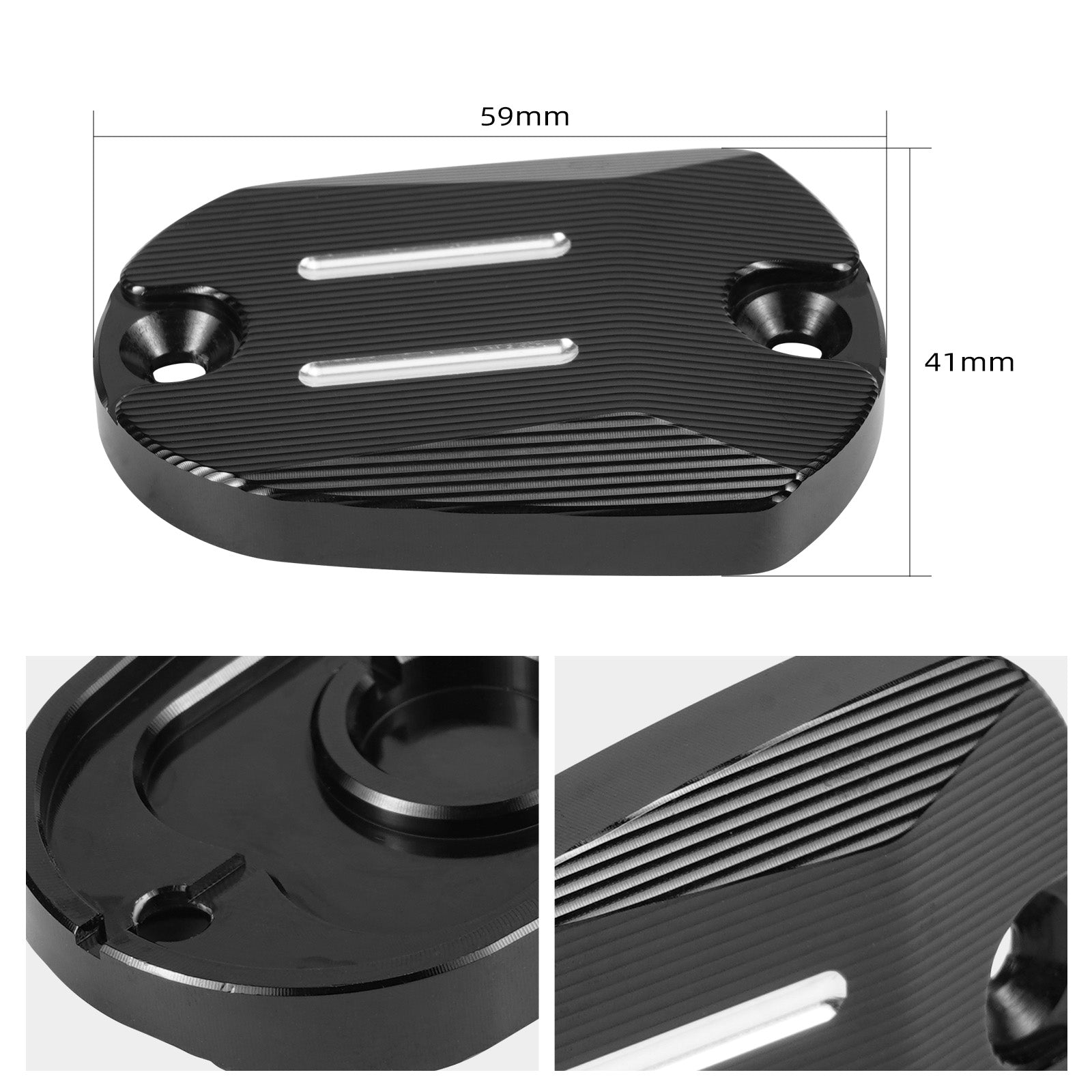 Rear Brake Reservoir Master Cylinder Cover Cap For Harley Sportster 1200 Iron 883