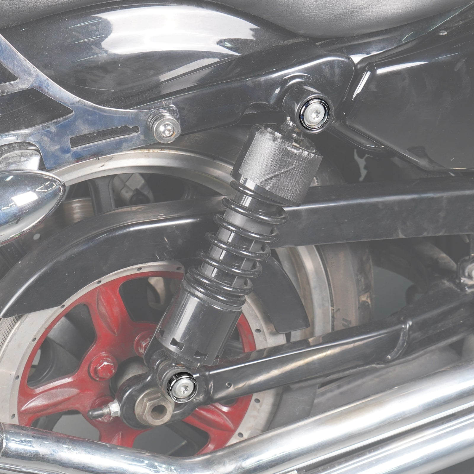 Shock Absorber Bracket Decorative Rings For Harley Iron 883 Sportster 1200 Roadster