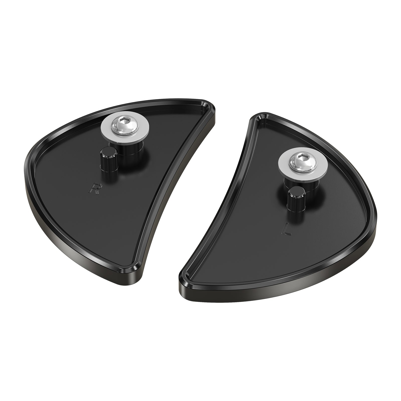 Batwing Fairing Rearview Mirror Hole Inserts Plugs Covers For Harley Street Glide FLHX FLHXS