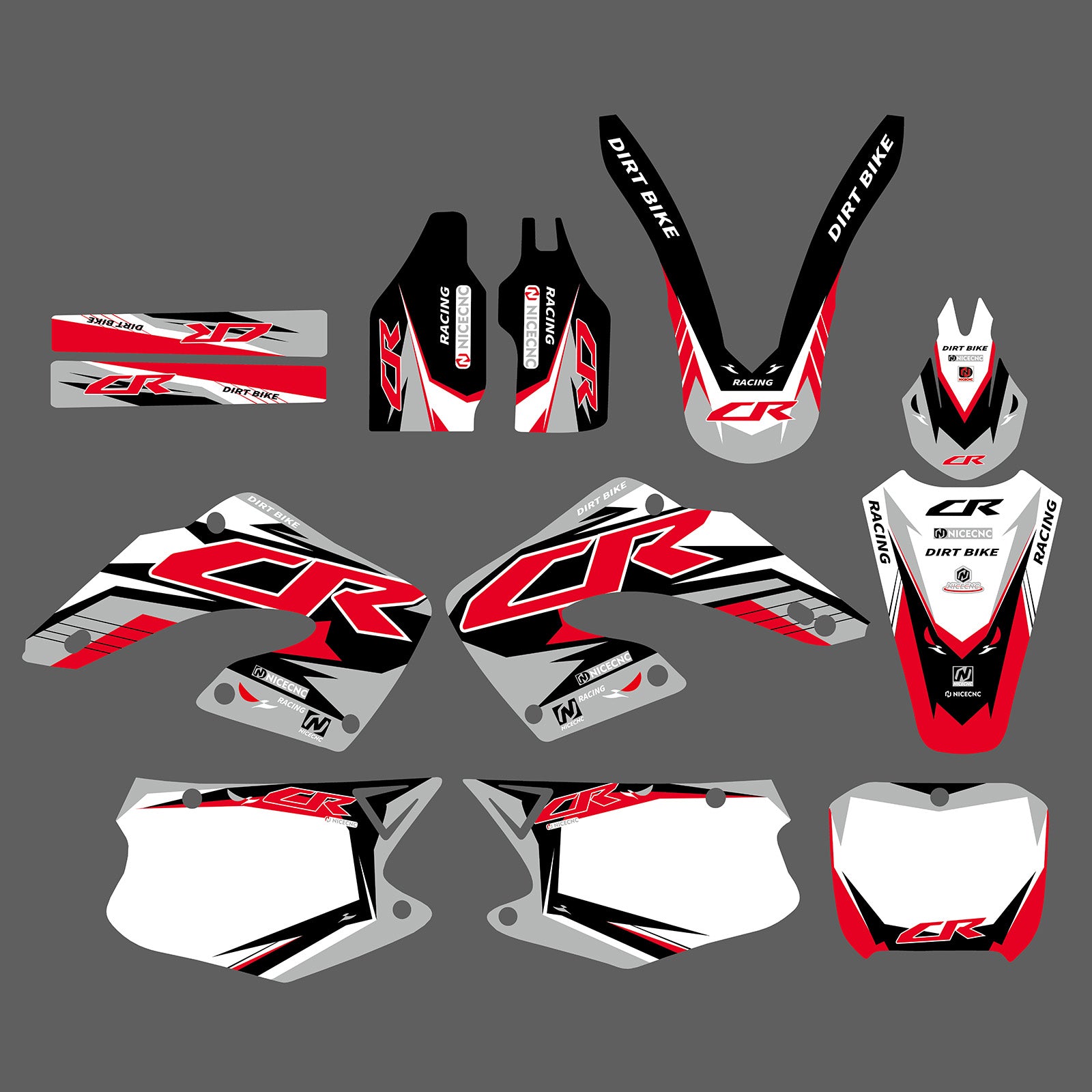 Motorcycle Decals Stickers Graphic Set For HONDA CR125/CR250	2000-2001