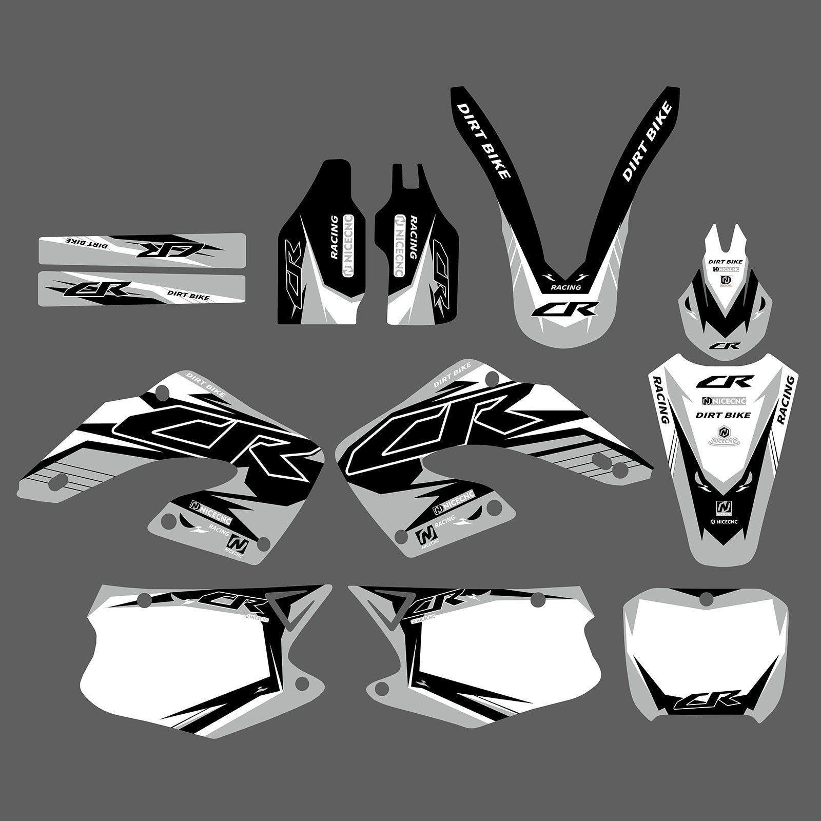 Motorcycle Decals Stickers Graphic Set For HONDA CR125/CR250	2000-2001