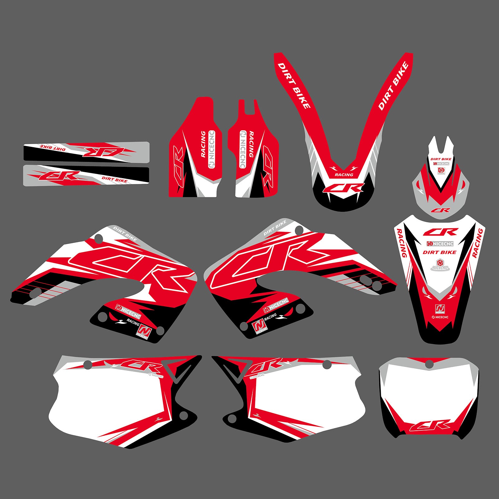 Motorcycle Decals Stickers Graphic Set For HONDA CR125/CR250	2000-2001