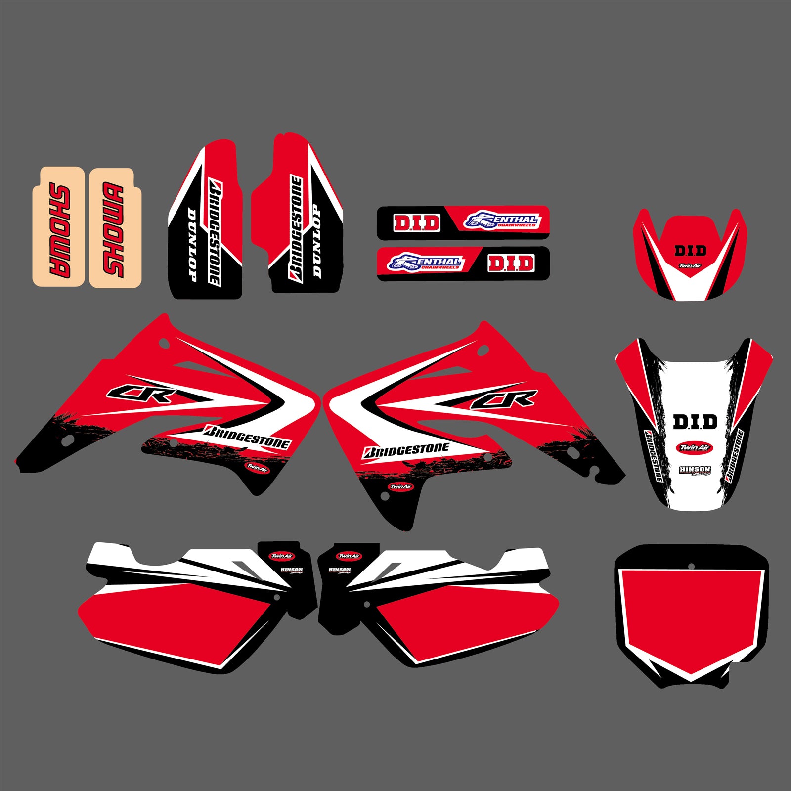 Motorcycle Decals Graphic Stickers For HONDA CR85 2003-2012