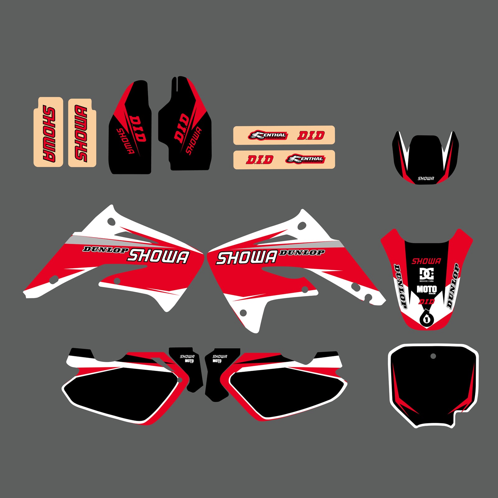 Motorcycle Decals Graphic Stickers For HONDA CR85 2003-2012