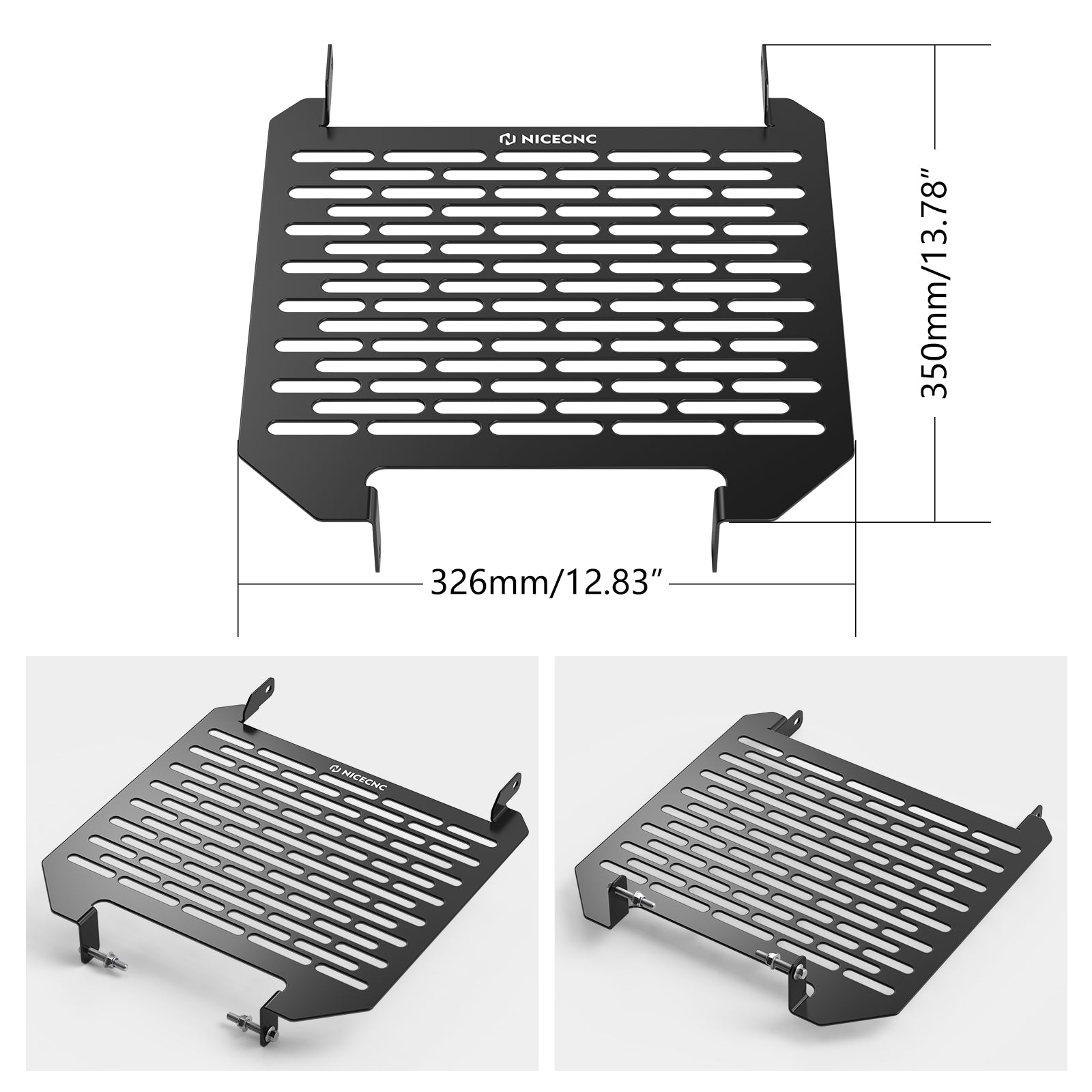 ATV Engine Radiator Grille Guard Lid Cover For Honda TRX450R TRX450ER