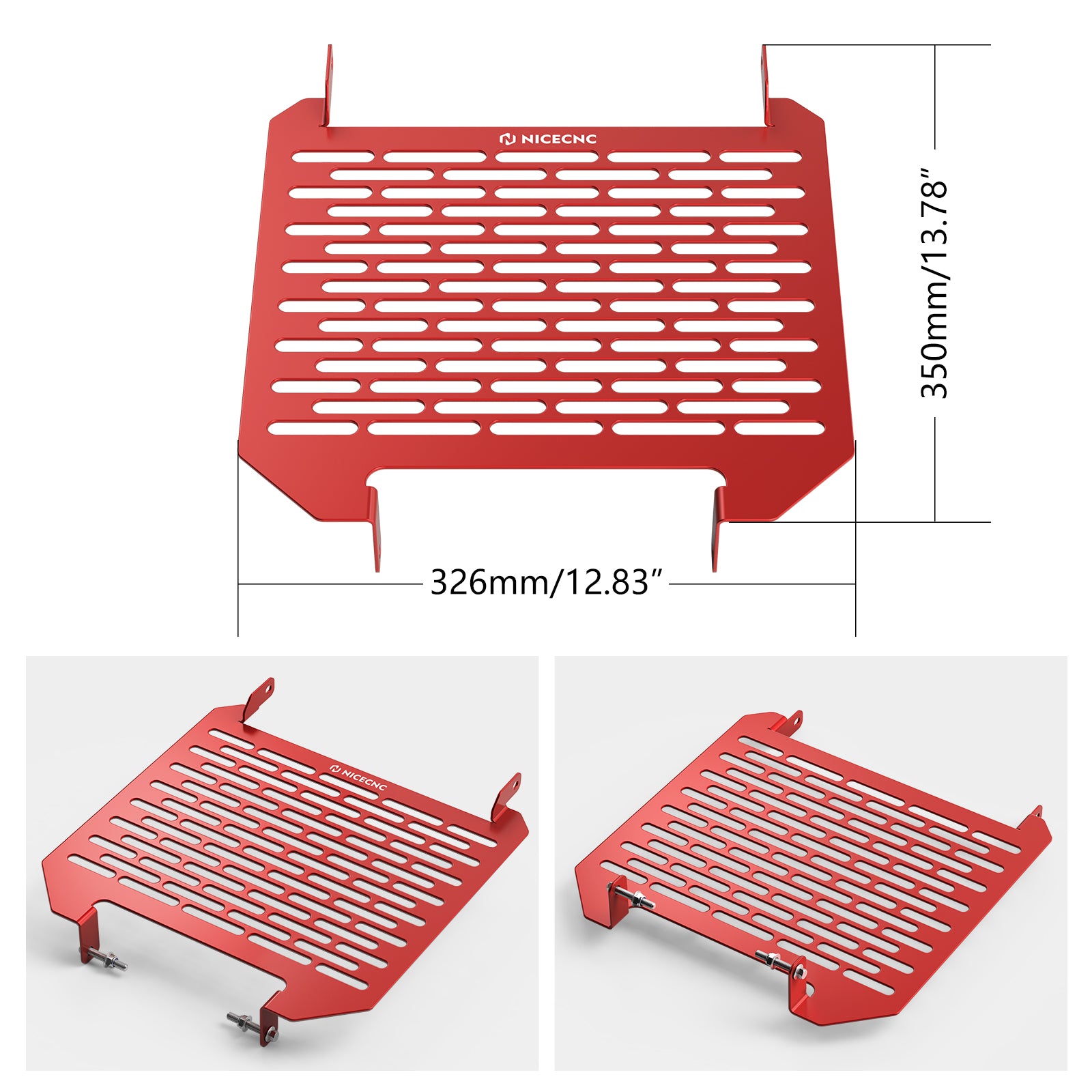 ATV Radiator Guard Lid Cover For Honda TRX450R TRX450ER 2006-2014