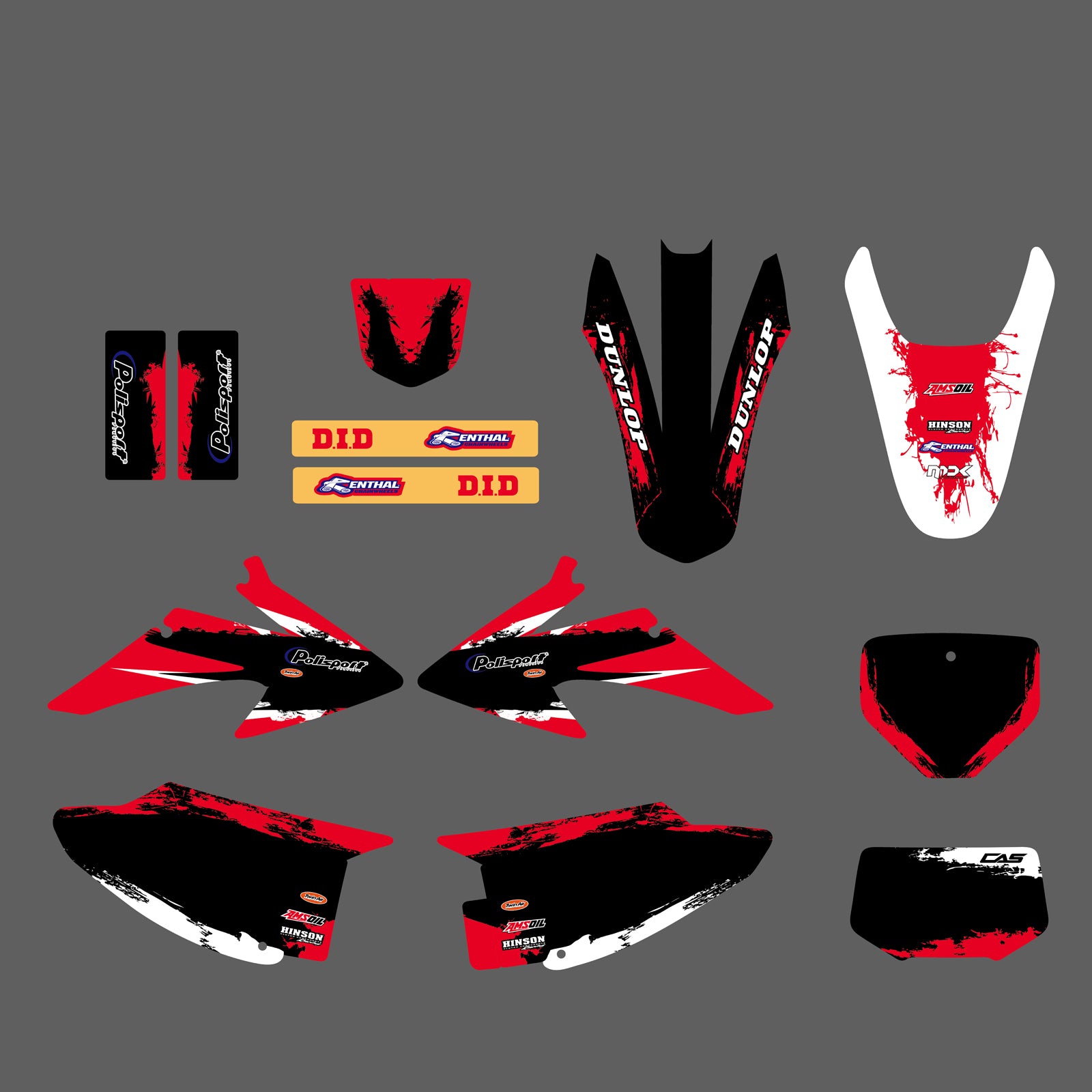 Motorcycle Team Graphics Bike Decal Sticker For Honda CRF Trail 150-230 2008-2014