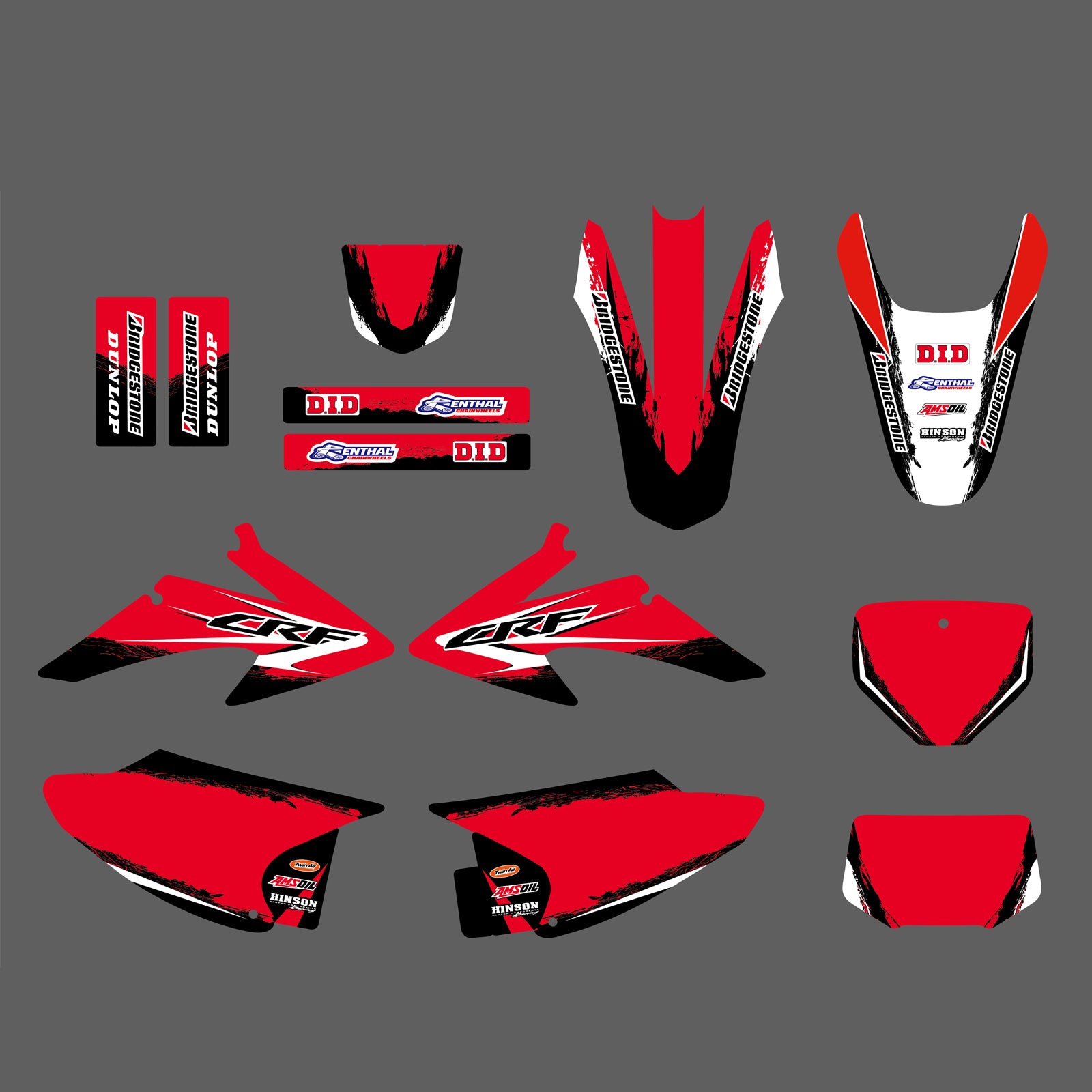 Motorcycle Team Graphics Bike Decal Sticker For Honda CRF Trail 150-230 2008-2014