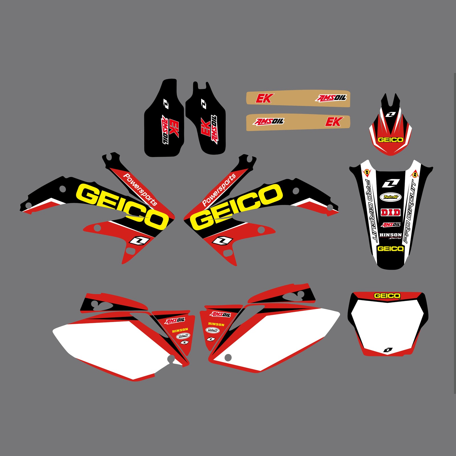 Graphics Background Decal Stickers For HONDA CRF450 2005-2006