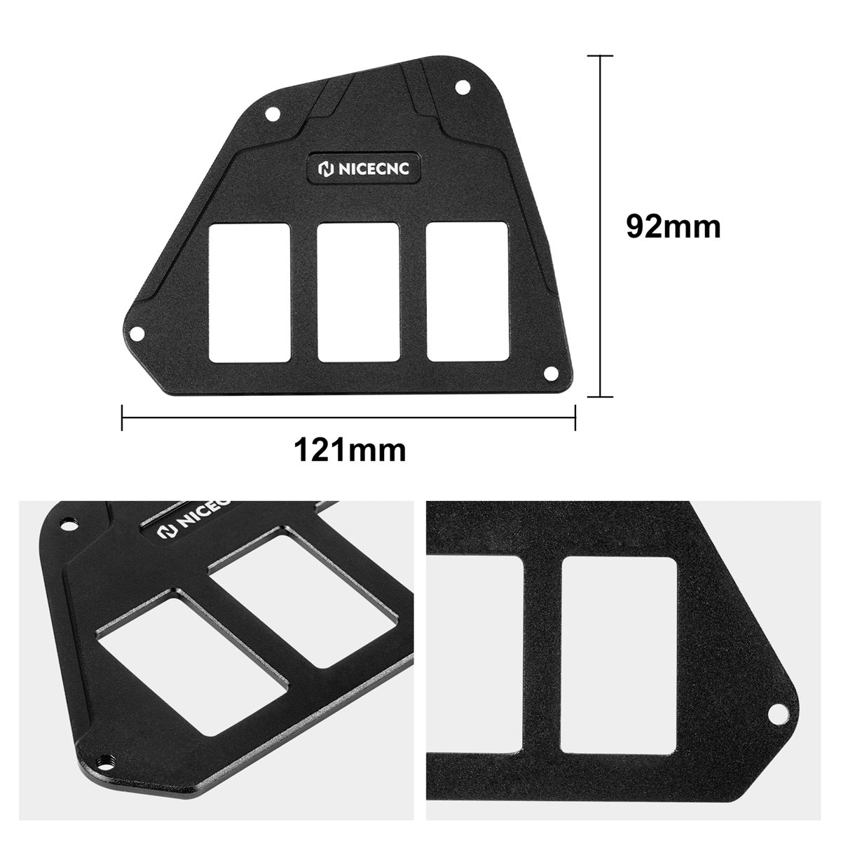 UTV Dash Rocker Switch Plate Panel Housing Holder For Honda Talon 1000R 1000X-4