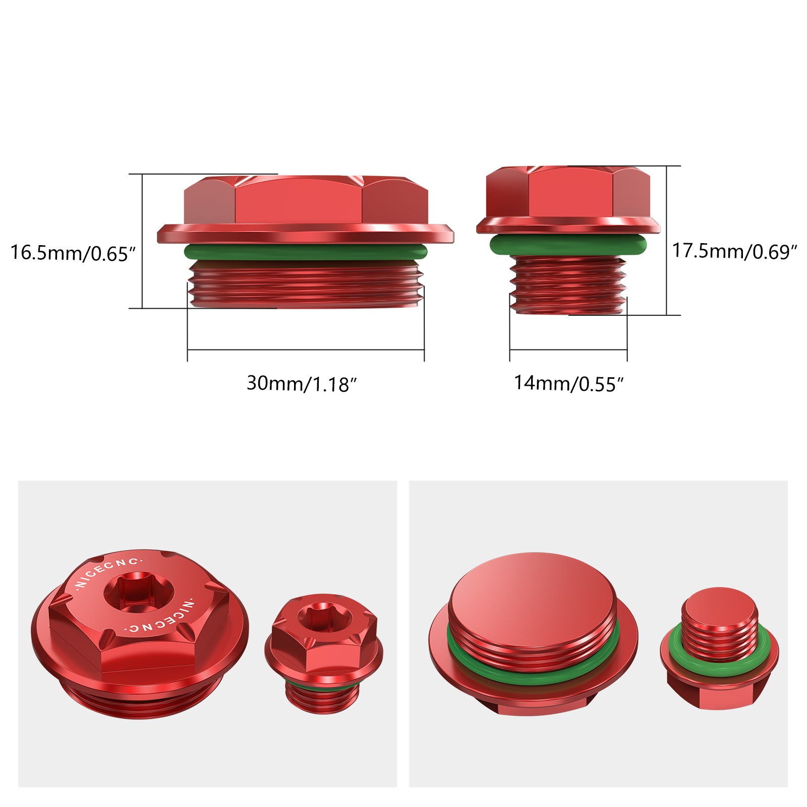 Pair Engine Crankcase Timing Plugs Caps For Honda TRX450R TRX450ER CRF250R CRF450R