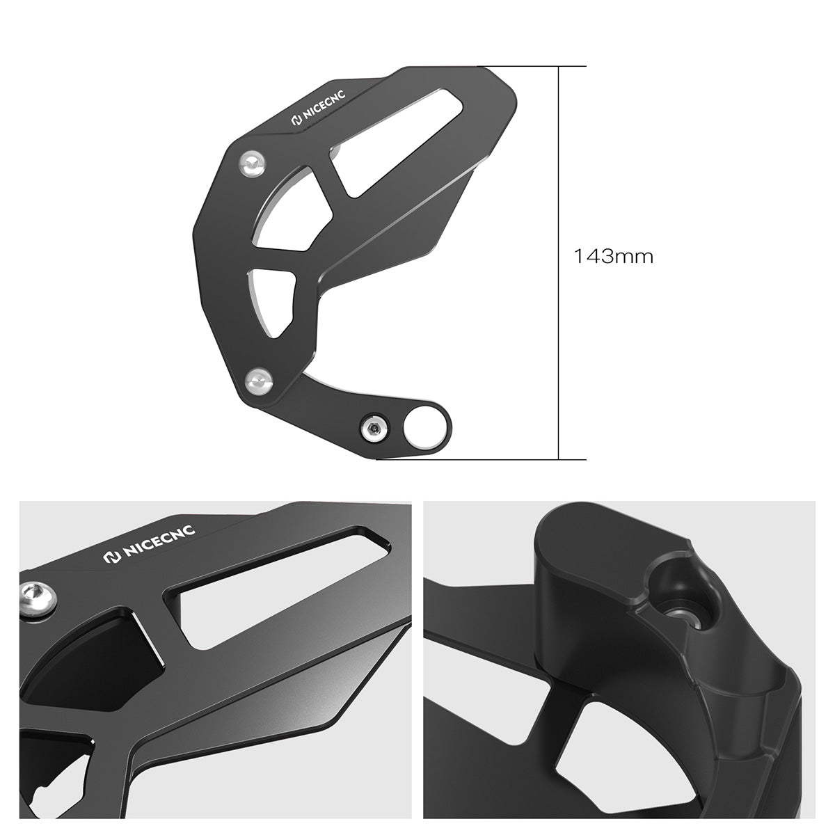 ATV Engine Case Saver Chain Guard Trim Panel For Honda TRX450R TRX450ER