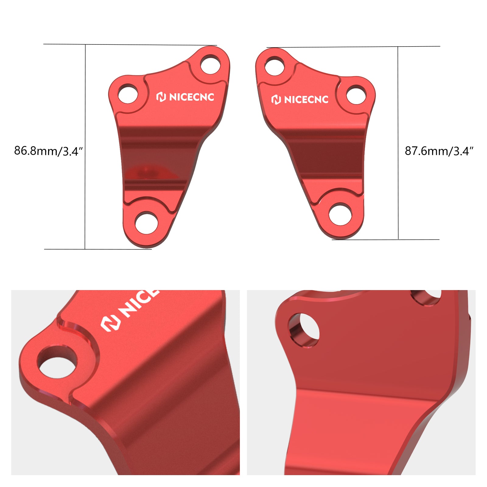 ATV Engine Mounting Holder Brackets Kit For Honda TRX450R 2004-2005