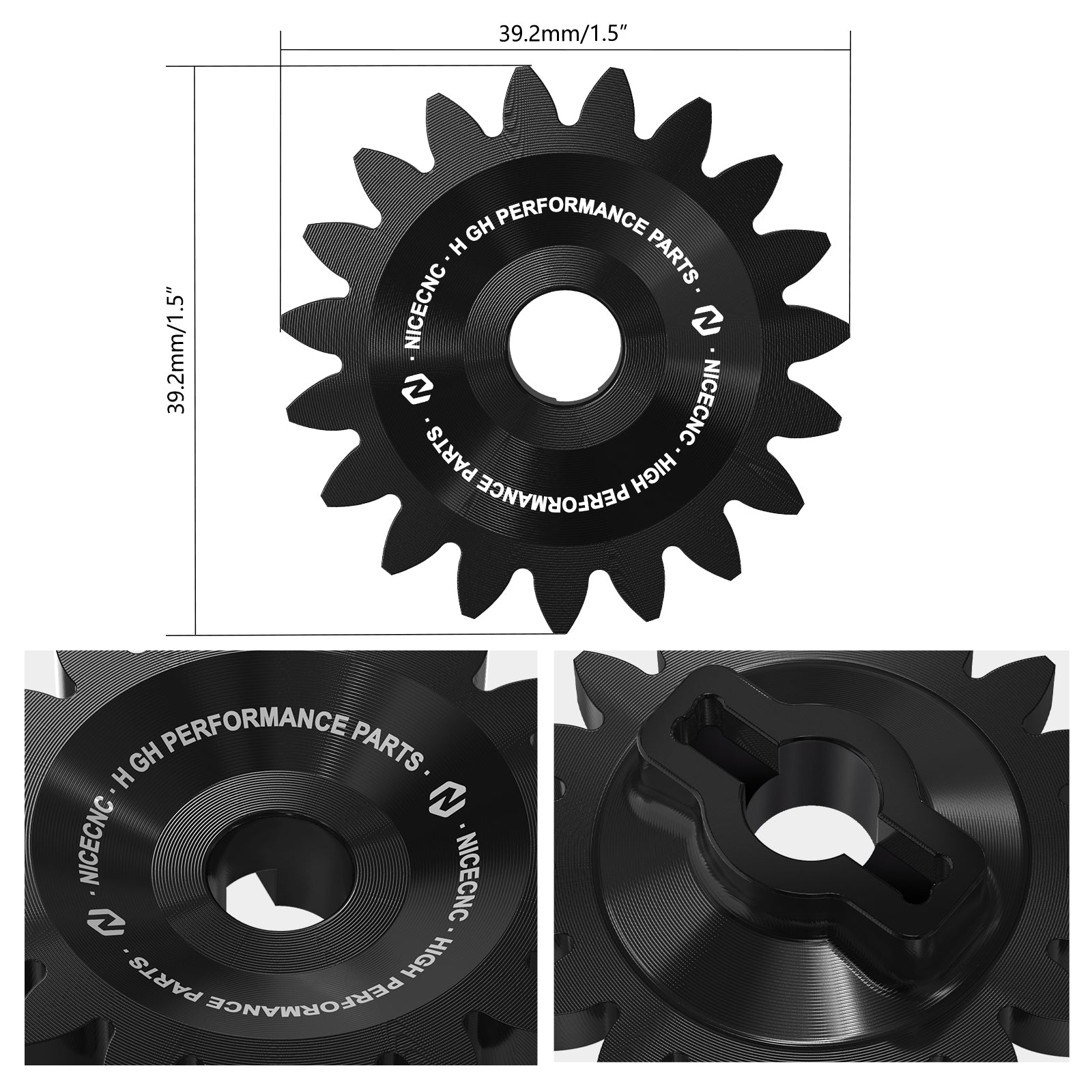 ATV Oil Pump Drive Gear With Circlip For Honda TRX450R 2006-2009 TRX450ER 06-14