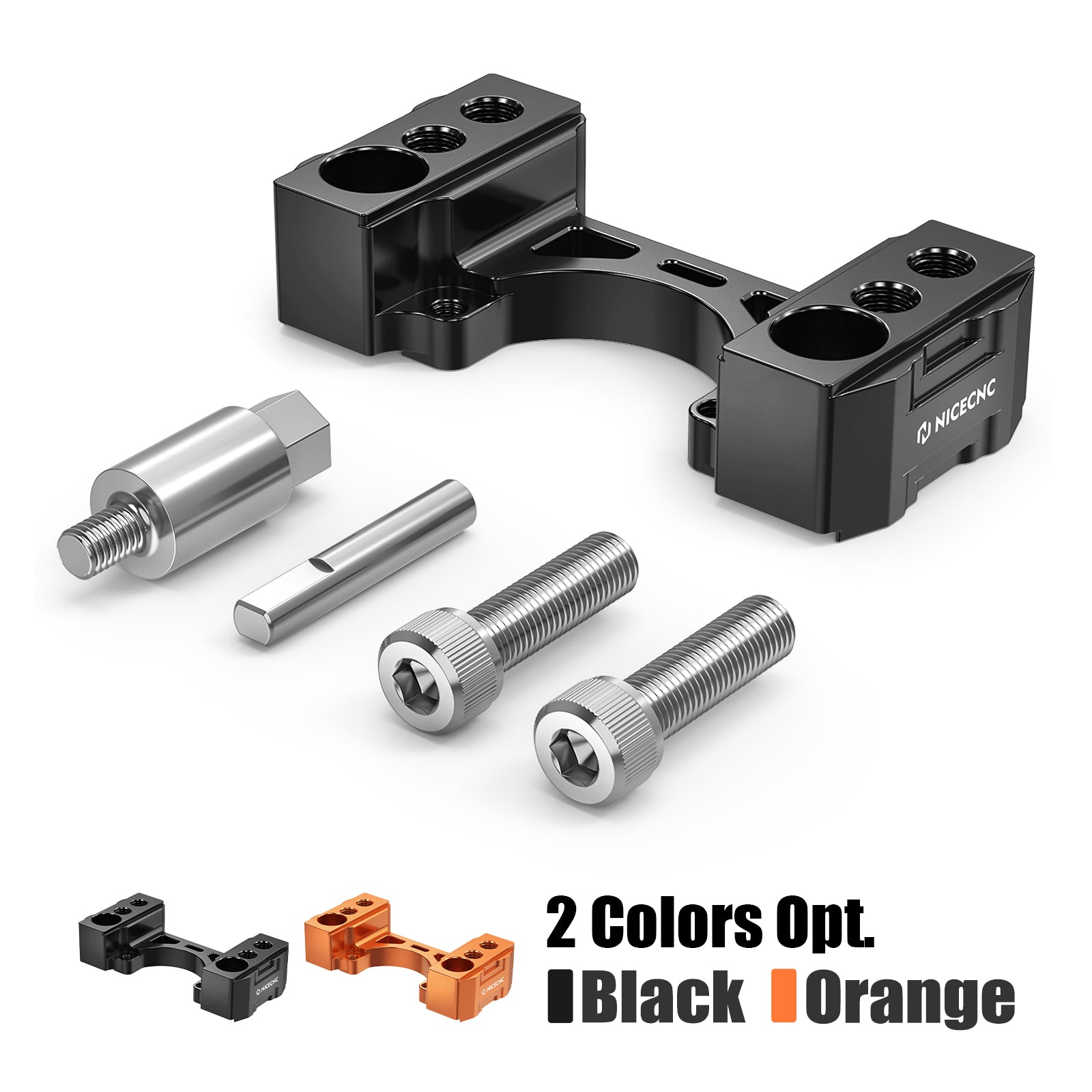 Steering Damper Bracket 1" Handlebar Risers Kit For Husqvarna Norden 901