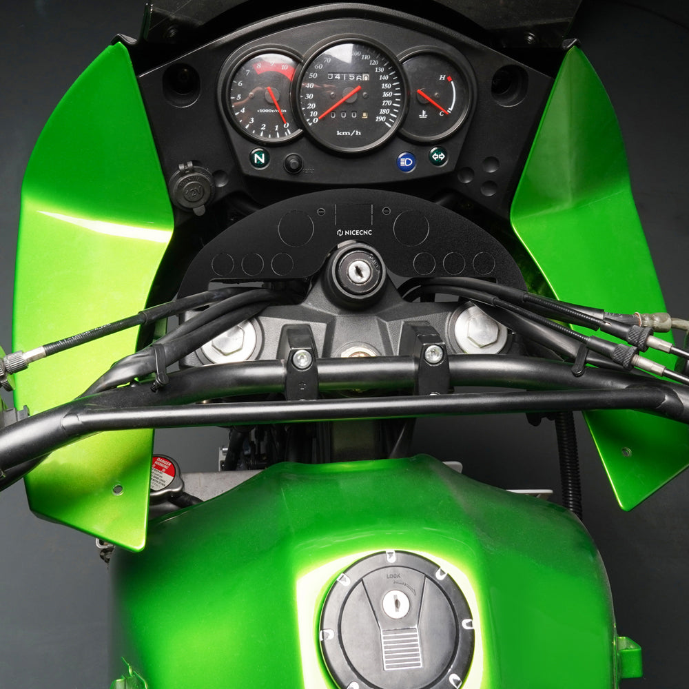 Front Lower Dash Panel Cover with GPS USB Hole For Kawasaki KLR650 08-18