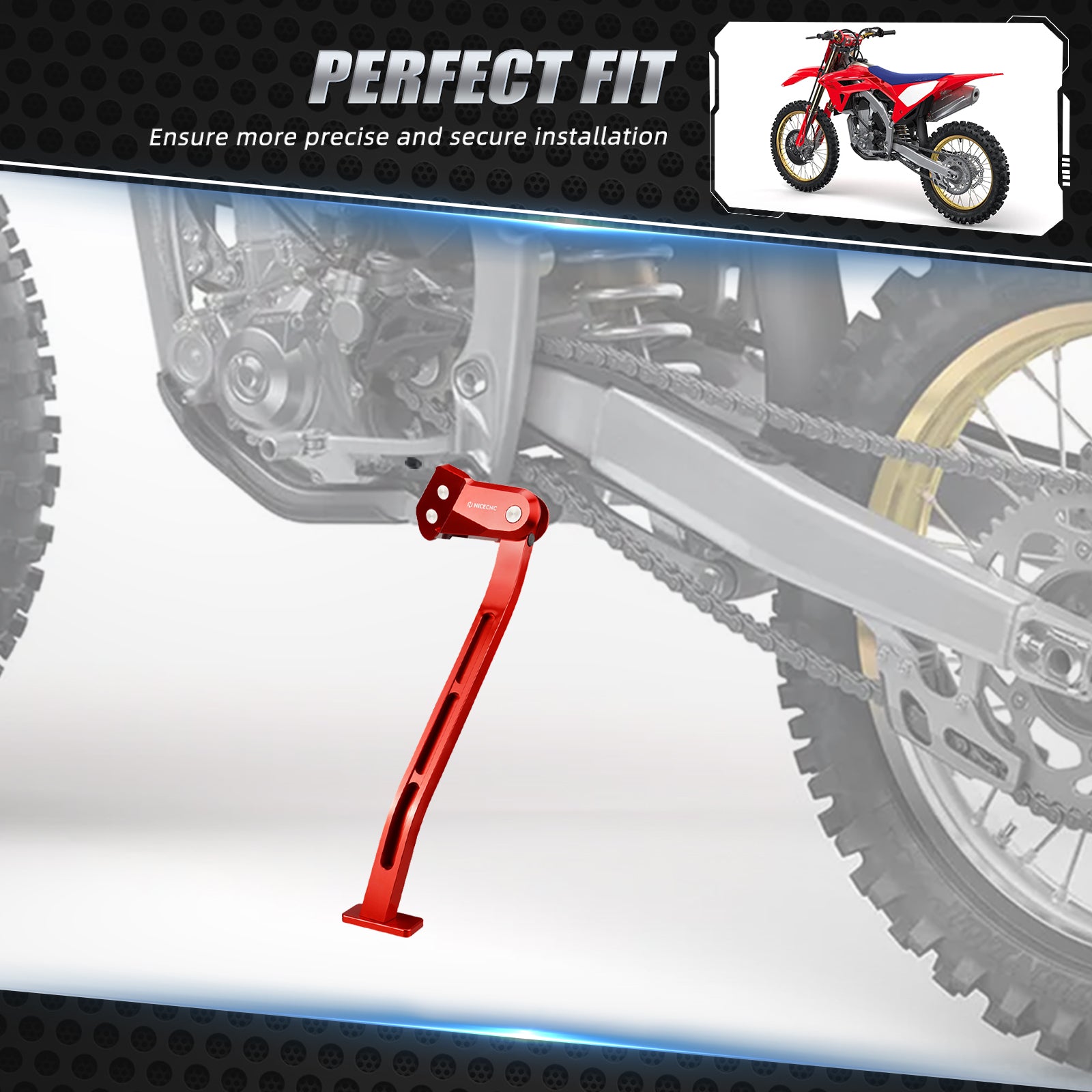 Parking System | Motorcycle Kickstand Extension Plate