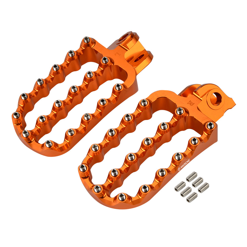 Forged Wide Foot Pegs For KTM 690 Enduro SMC R 790 890 950 990 1090 ADV 1290 SAR