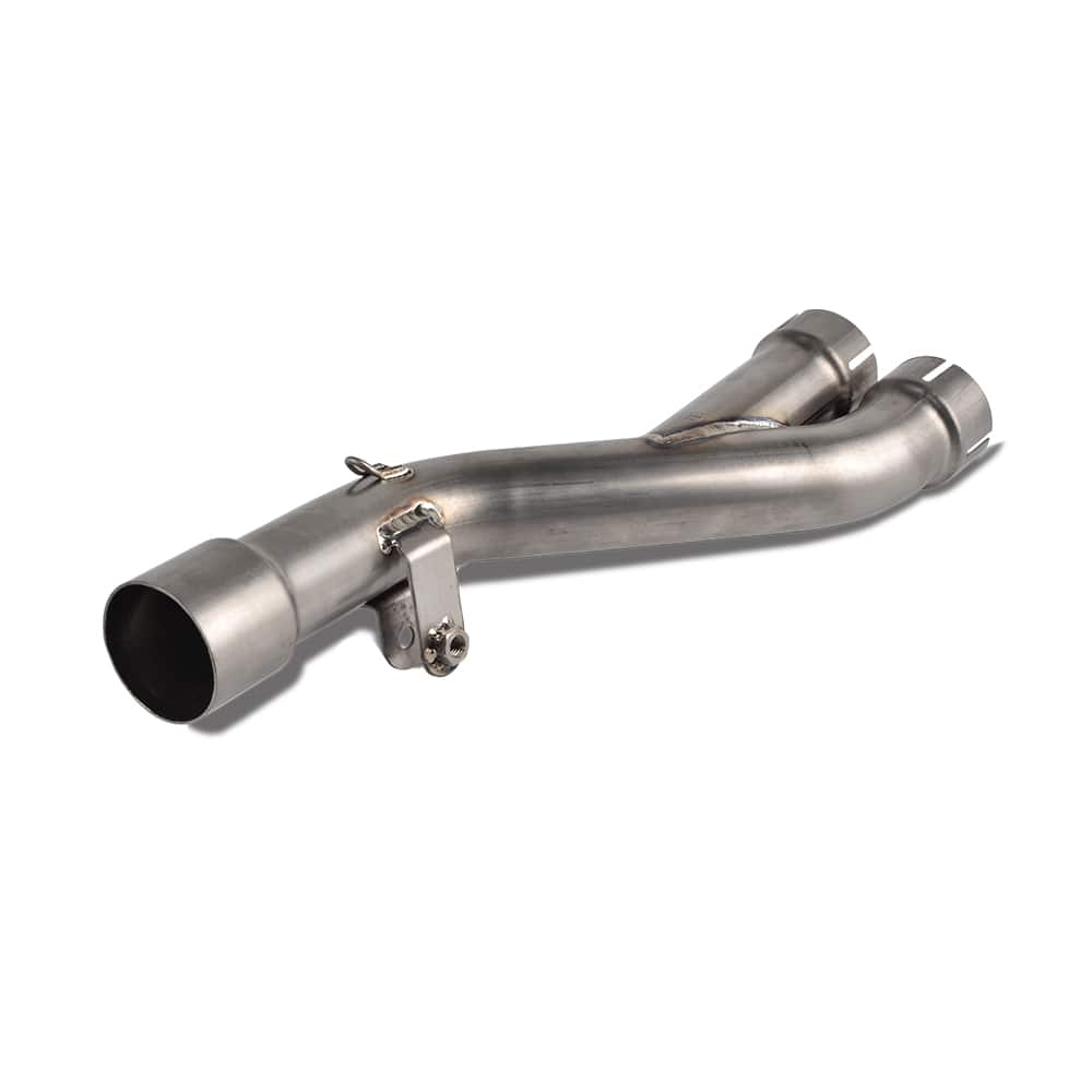 2-into-1 Exhaust Titanium Alloy Exhaust Pipe with 2 Gaskets for KTM 950/990  Adventure