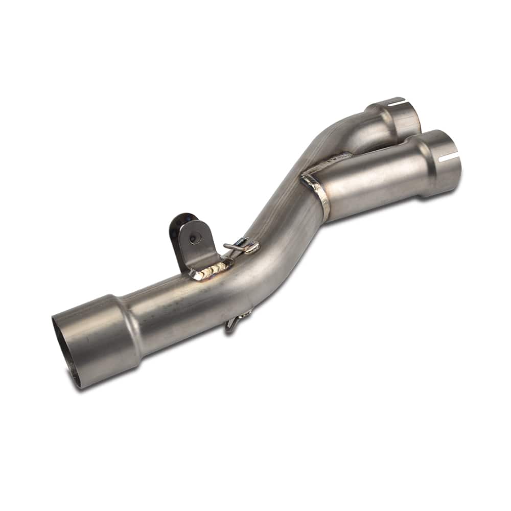 2-into-1 Exhaust Titanium Alloy Exhaust Pipe with 2 Gaskets for KTM 950/990  Adventure