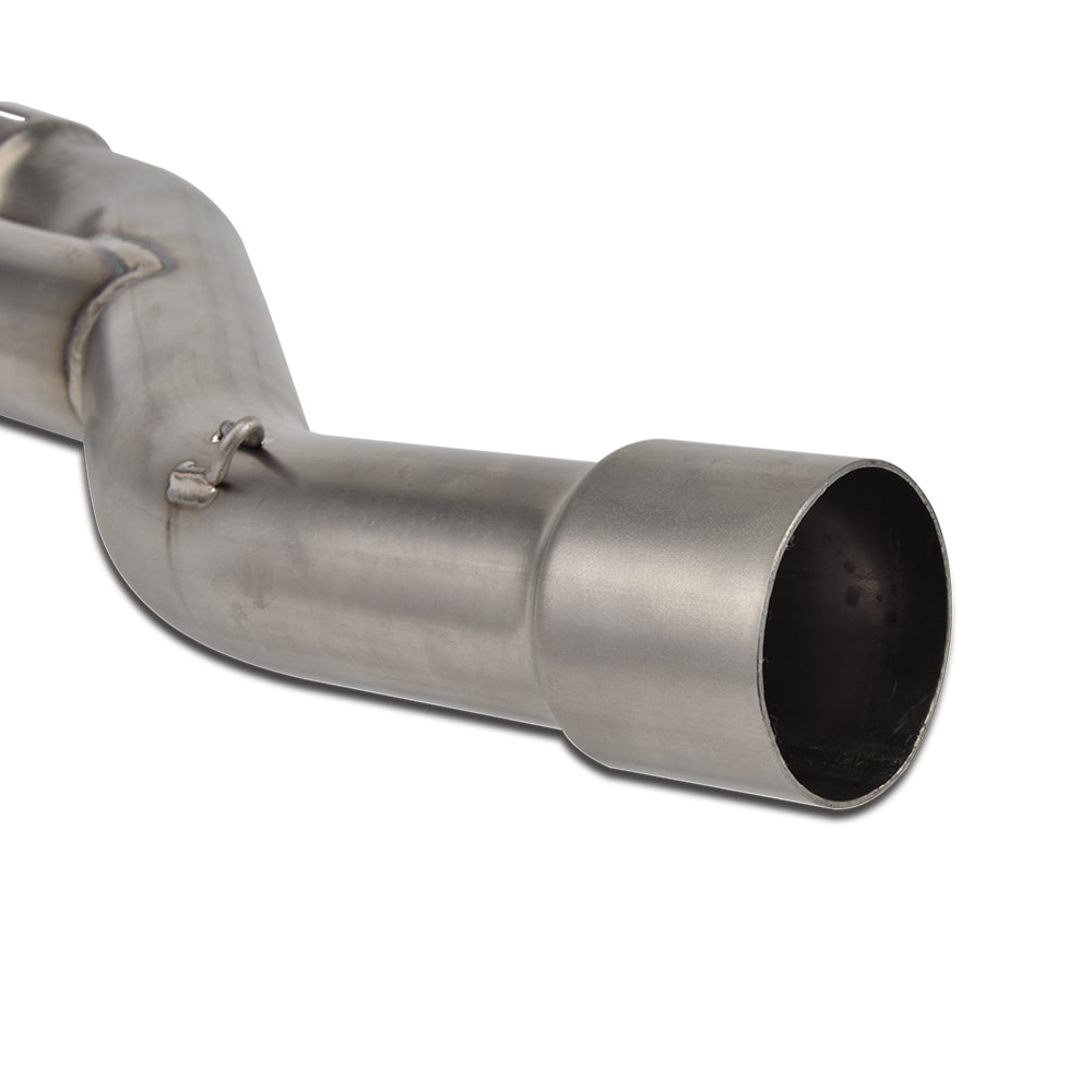 2-into-1 Exhaust Titanium Alloy Exhaust Pipe with 2 Gaskets for KTM 950/990  Adventure