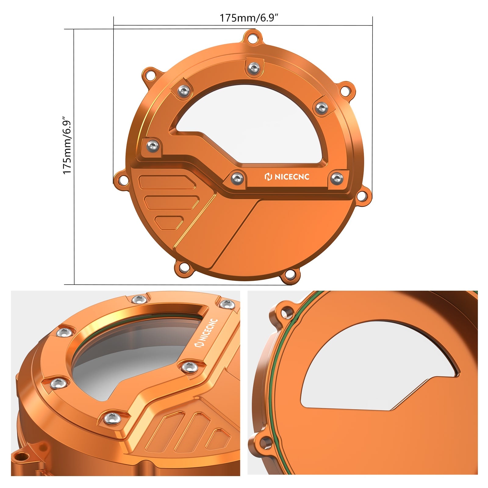 Transparent Clear Clutch Cover For KTM 950 990 Adventure / Supermoto