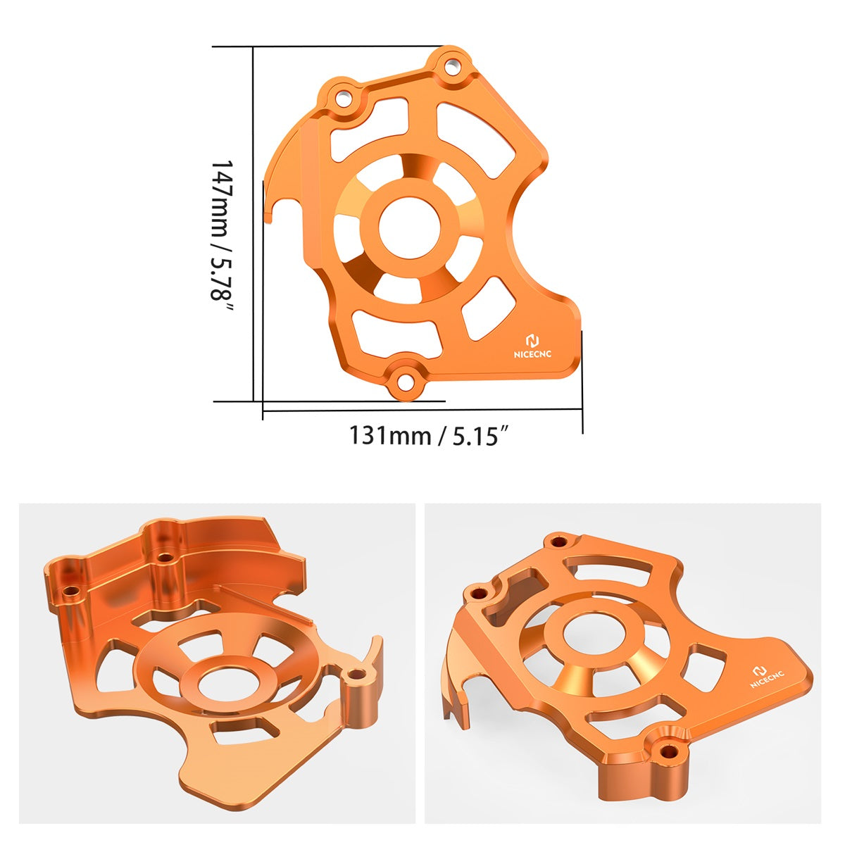 Front Sprocket Cover Chain Guard Case Saver For KTM 950 990 ADV Supermoto SMR