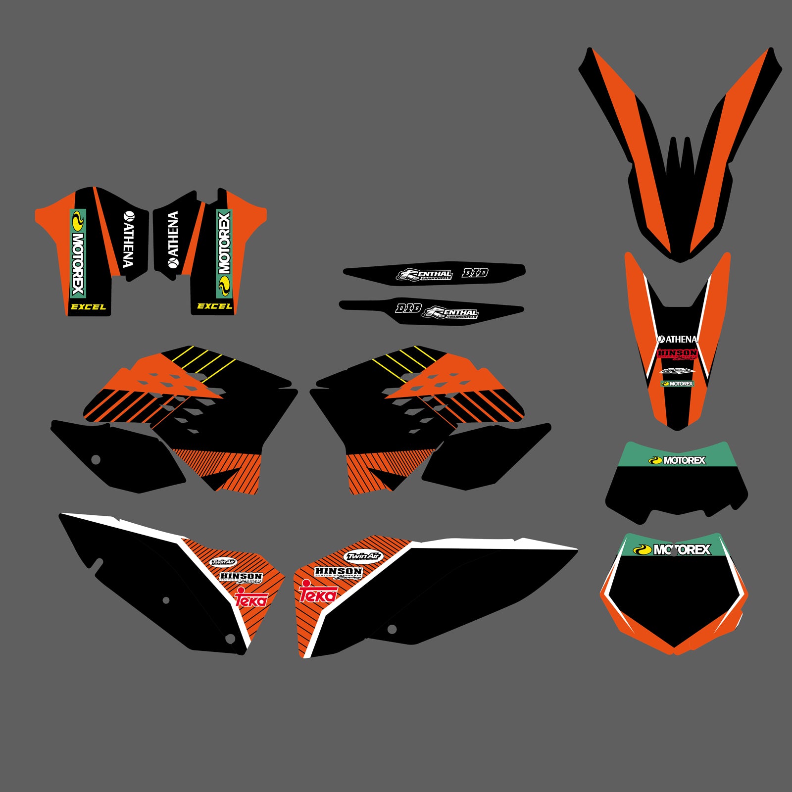 Full Decals Stickers Kits For KTM EXC 2008-2011