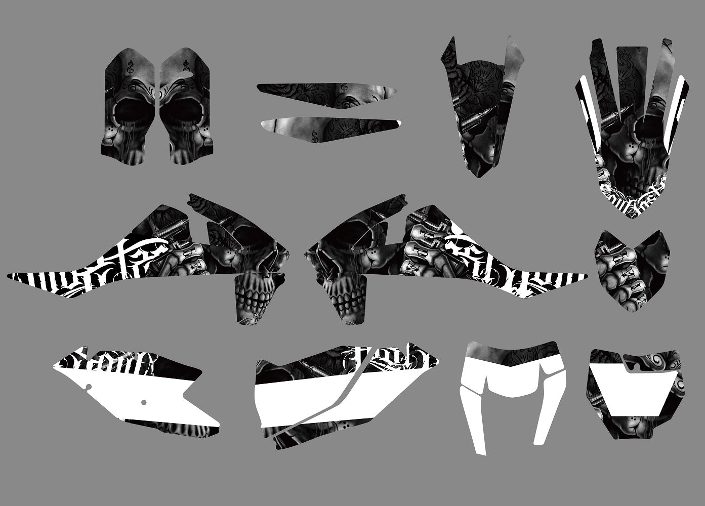 Full Graphic Decals Stickers Kits For KTM SX SXF 125-450 2016-2018