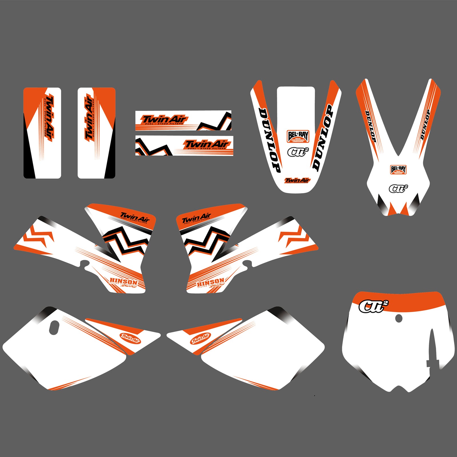 New Style Team Graphics Decals For KTM SX 50 2002-2008