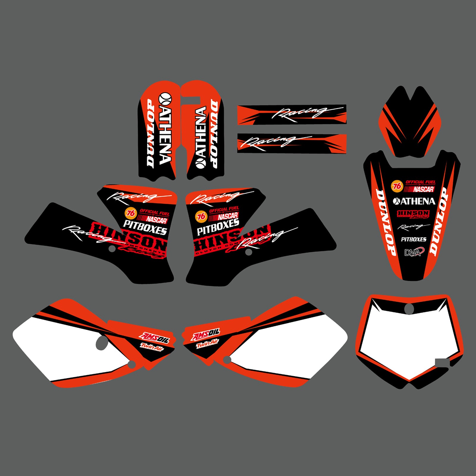 Motorcycle Graphic Decals Stickers Kit For KTM SX65 2002-2008