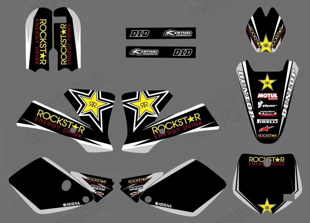 Motorcycle Graphic Decals Stickers Kit For KTM SX65 2002-2008