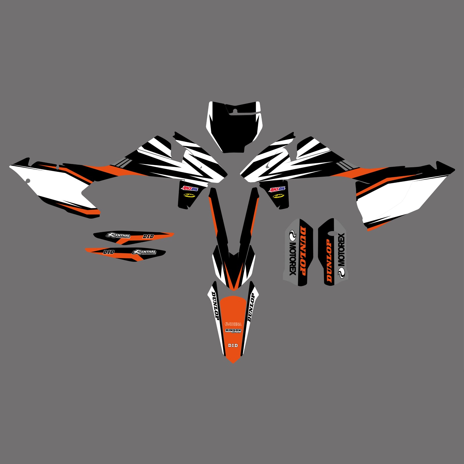 Team Graphics Stickers For KTM SX SXF 125-450 2016-2018