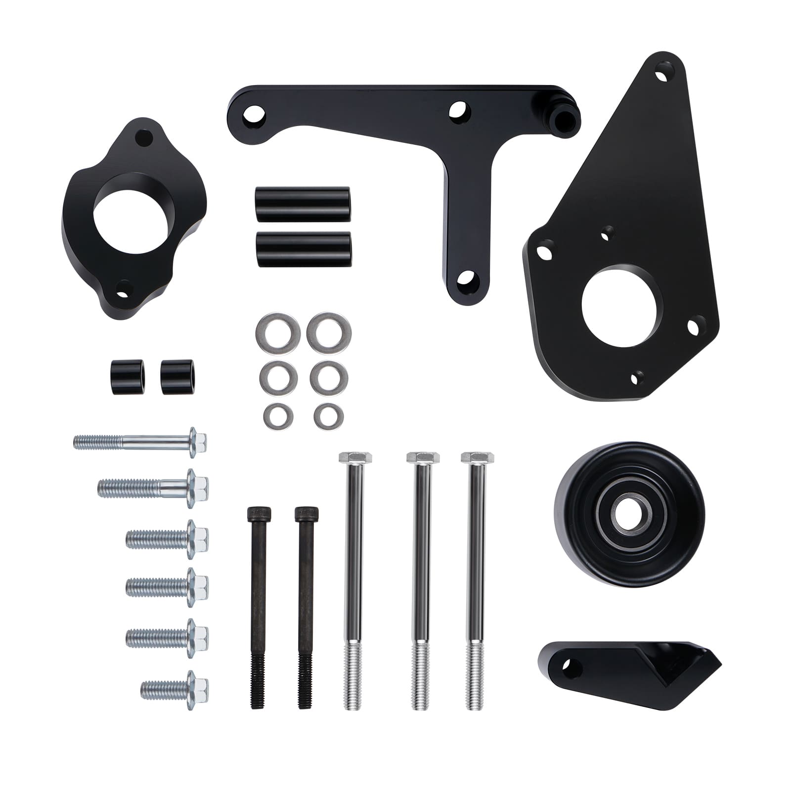 LS Truck Low Mount Alternator and Power Steering Pump Bracket Kit For LSX