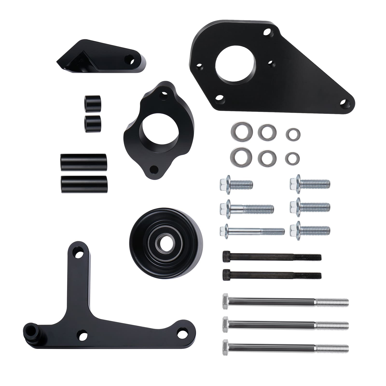 LS Truck Low Mount Alternator and Power Steering Pump Bracket Kit For LSX