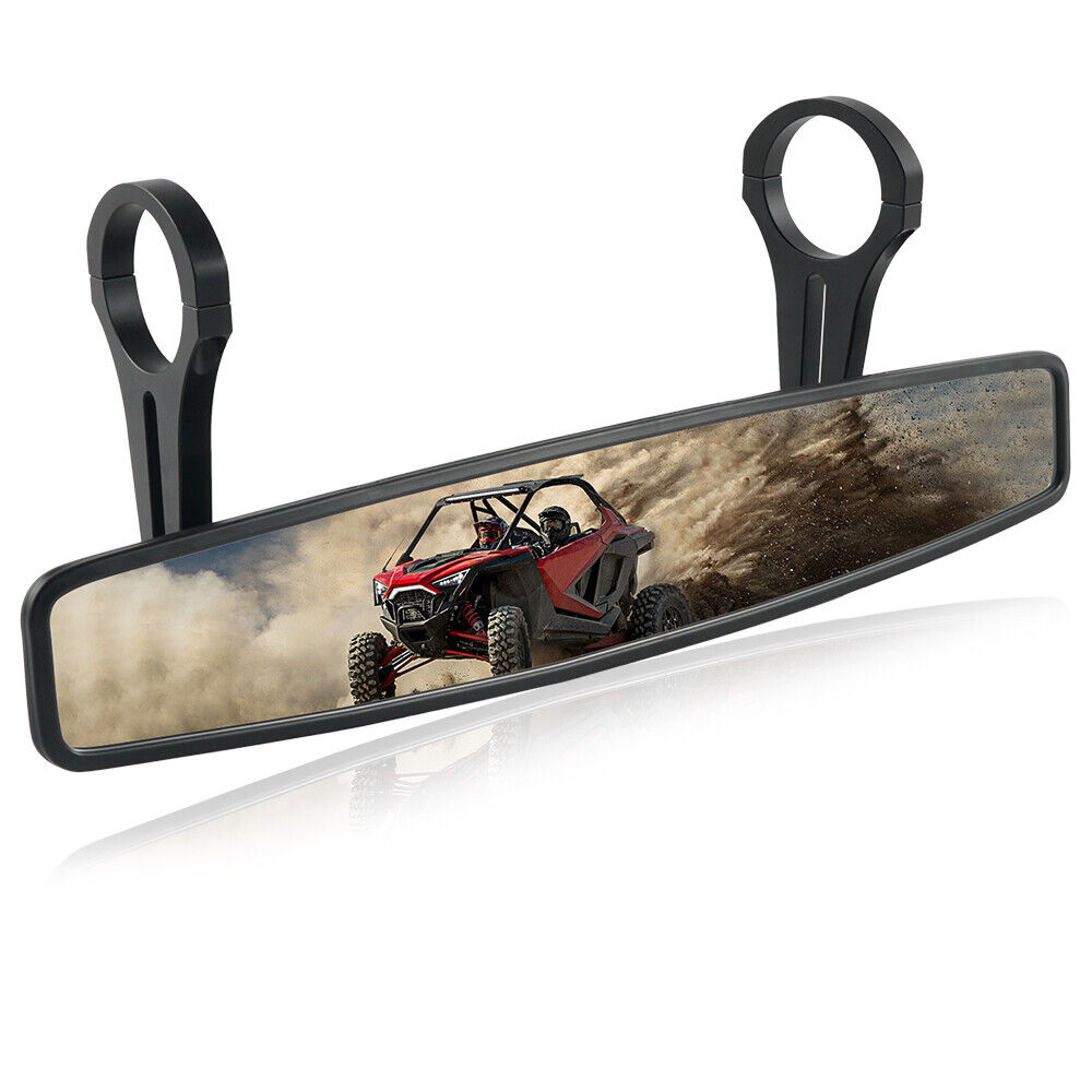 UTV Rear View Center Convex Mirror Adjustable For Polaris RZR XP 1000 TURBO