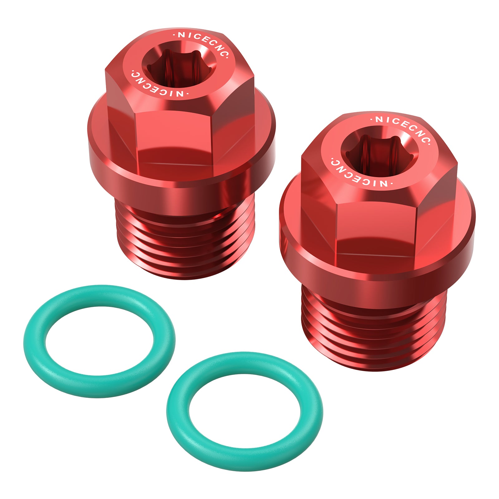 Magnetic Front Gearcase Differential Fill & Drain Plug Kit For Polaris RZR XP General 1000