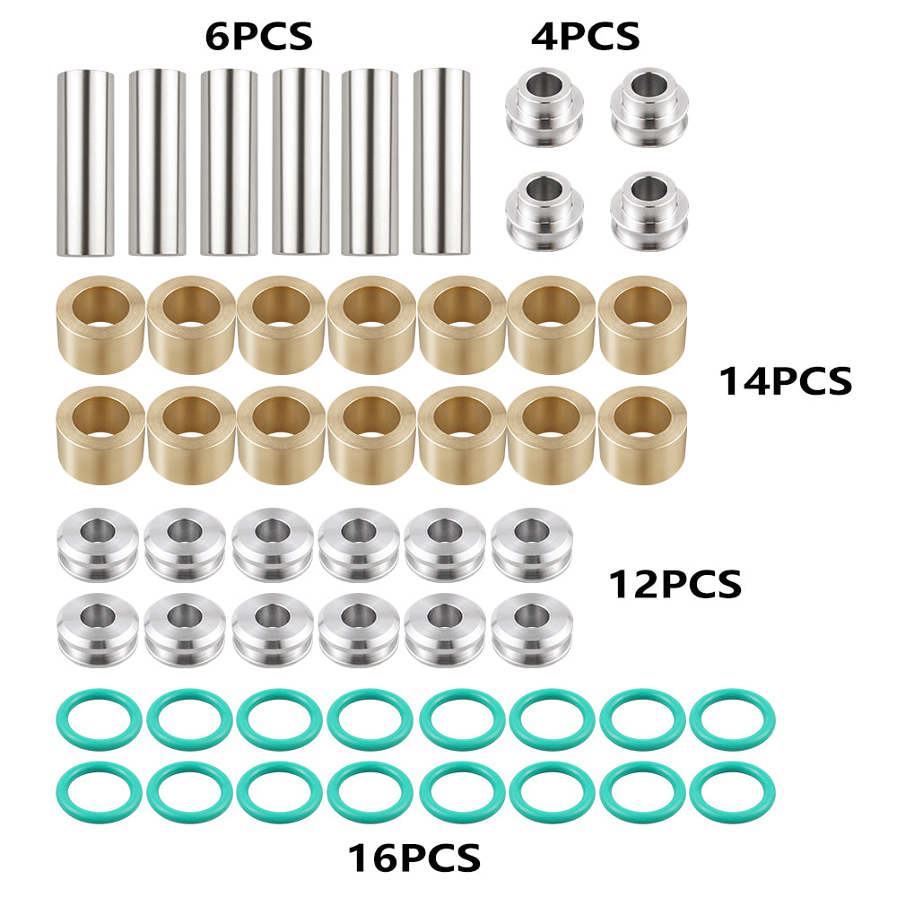 UTV Front A-Arm Bushing Shaft Sleeves Rebuild Kit For Polaris RZR XP 4 1000 Turbo