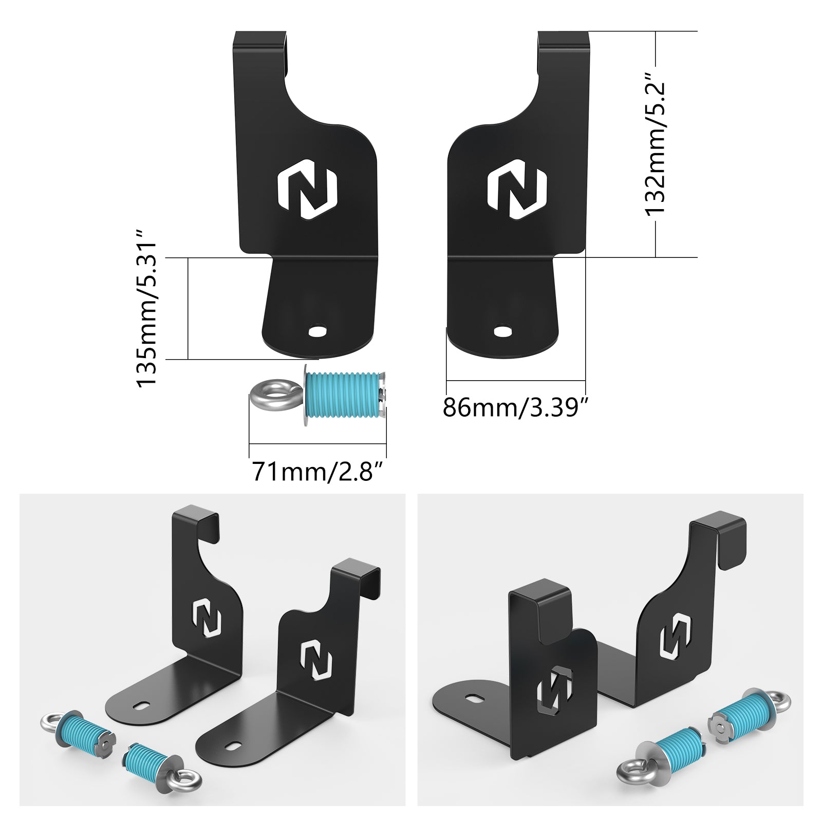 UTV Cooler Mounts Brackets Kit For Yeti 35 Cooler For Polaris RZR XP 1000 2015-2021