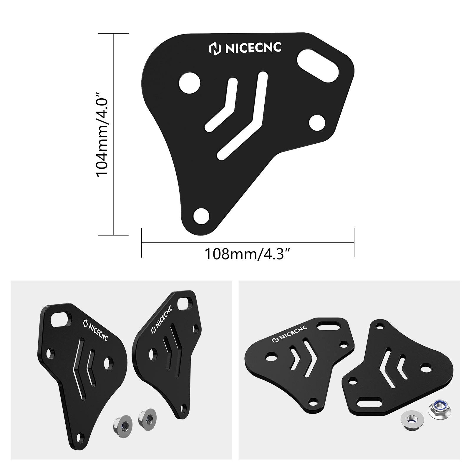 UTV Transmission Mounting Plates Brackets For Polaris RZR XP TURBO