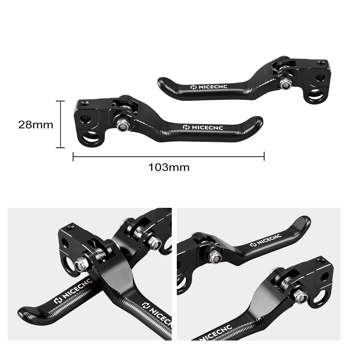 Folding Front Rear Brake Levers For Surron Light Bee X/ S/ L1E Segway X160 X260