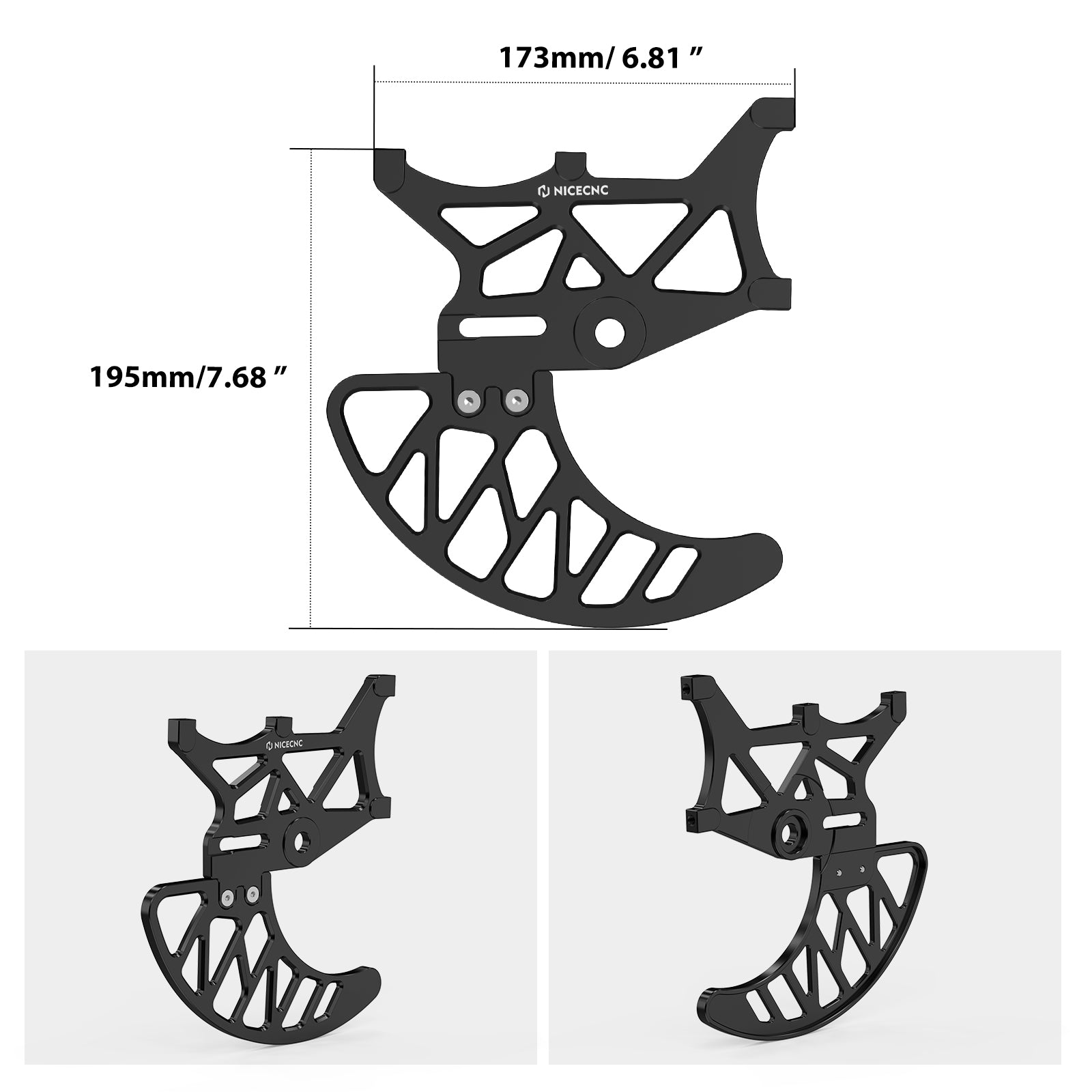 Rear Brake Disc Sprocket Caliper Guard For Surron Light Bee X/ S/ L1E Segway X160 X260