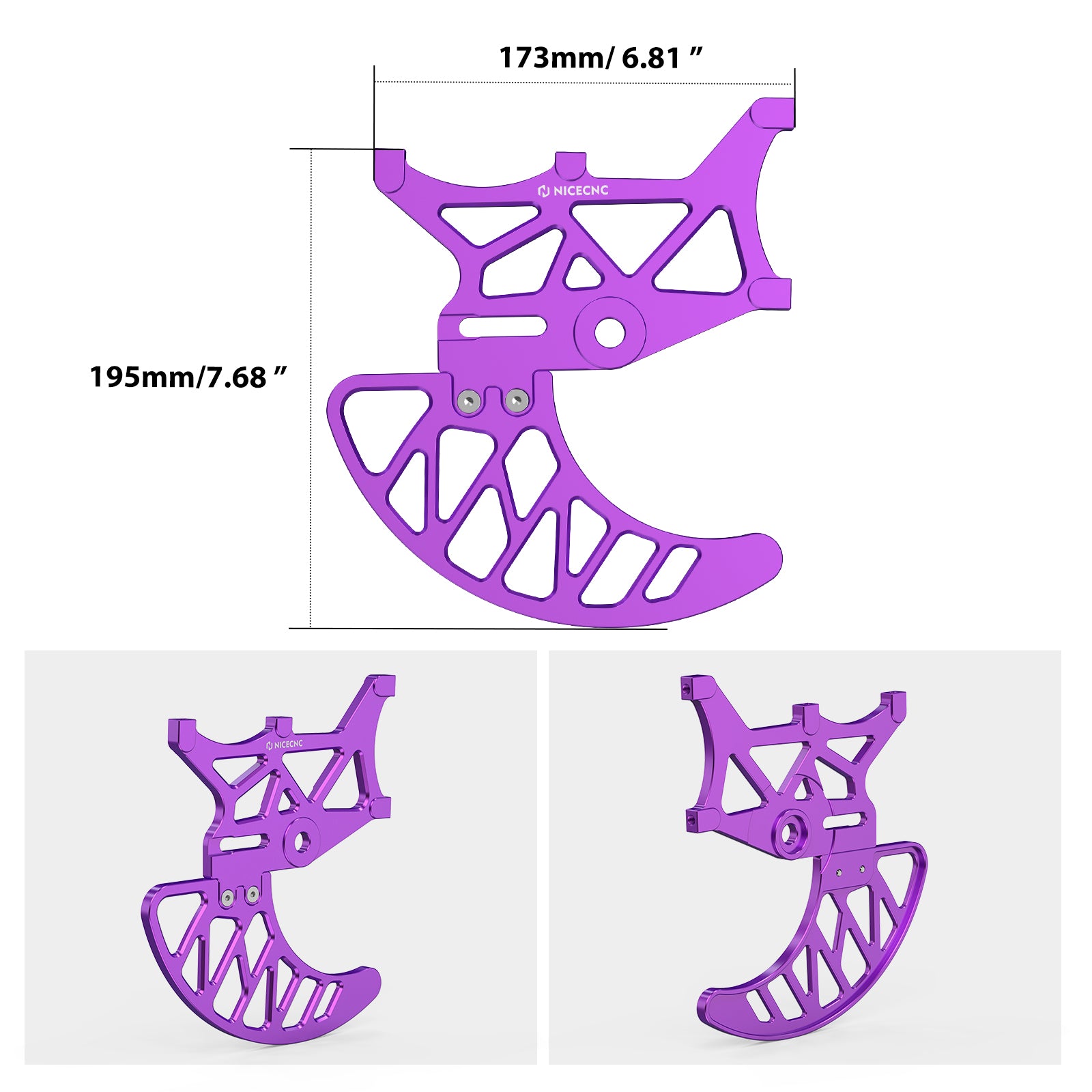 Rear Brake Disc Sprocket Caliper Guard For Surron Light Bee X/ S/ L1E Segway X160 X260