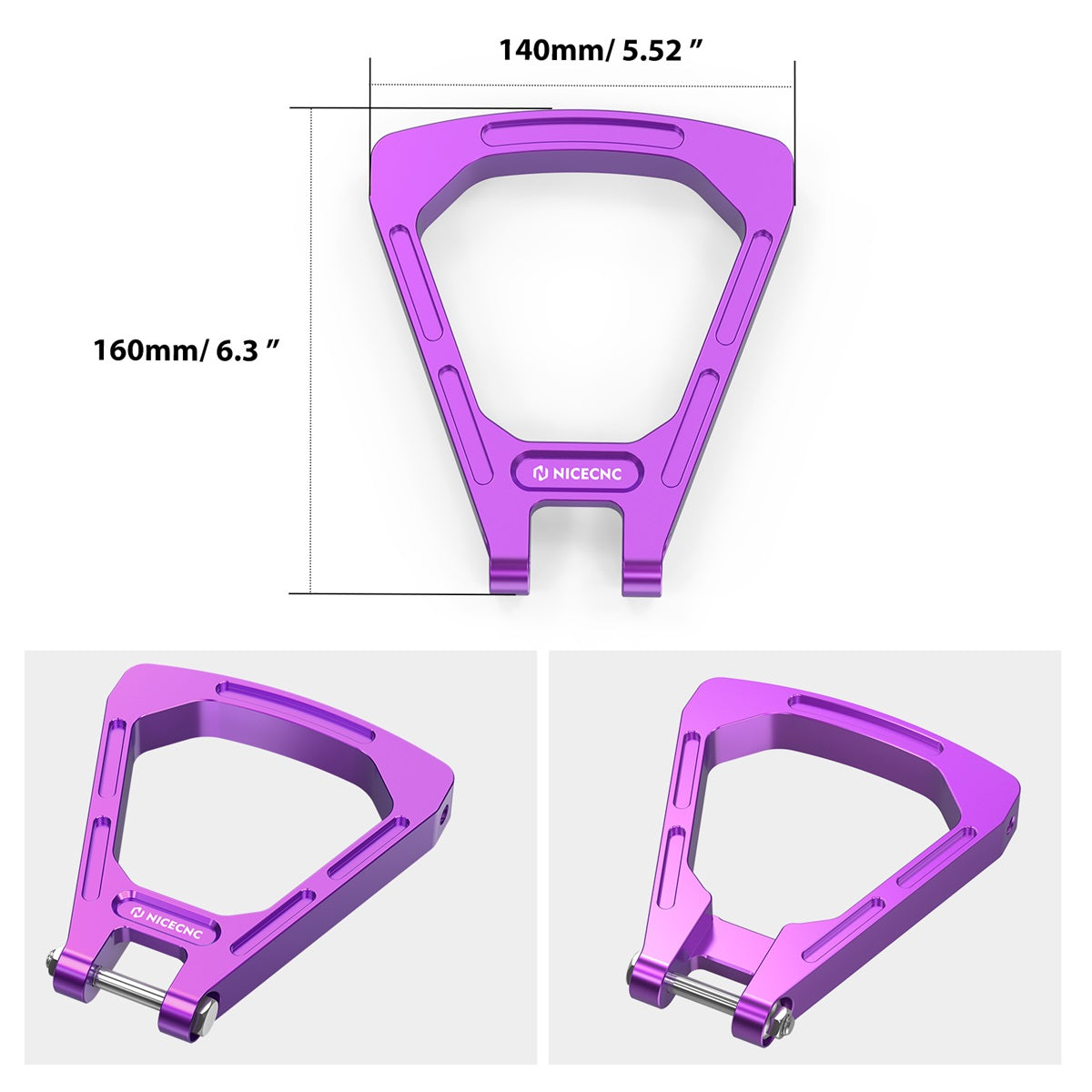 Reinforced Triangle Rear Link Bracket For Surron Light Bee X/ S/ L1E Segway X160 X260