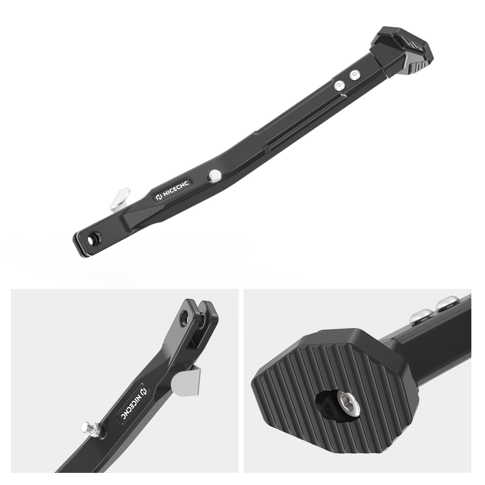 Adjustable Kickstand with Enlarged Foot Pad For Suzuki DRZ400/E/S/SM 2000-2024