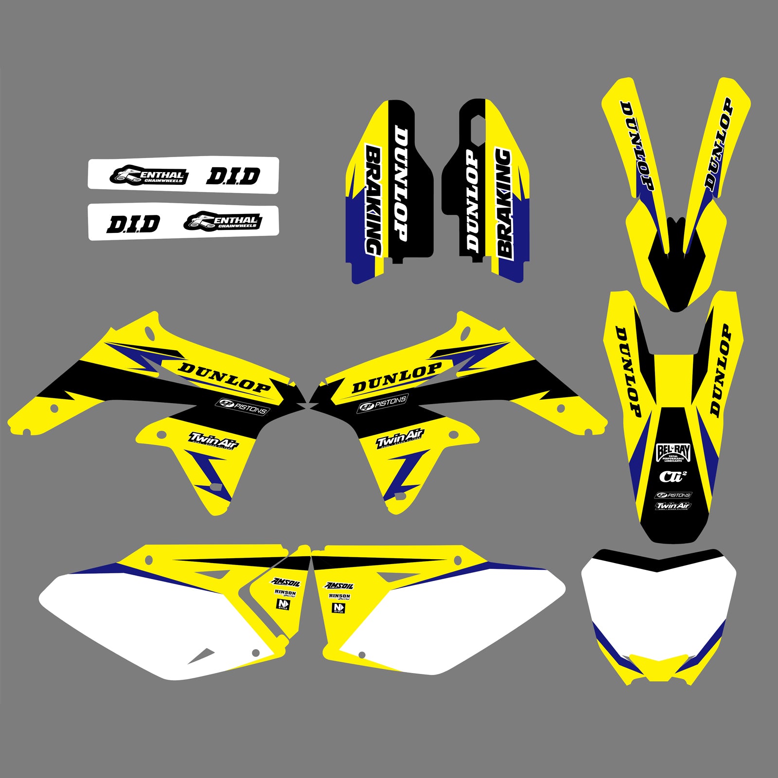 Suzuki RMZ450 2008-2012 Team Personality Full Sticker Decal