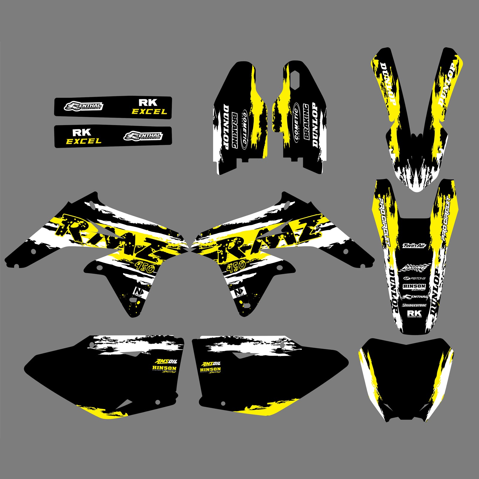 Suzuki RMZ450 2008-2012 Team Personality Full Sticker Decal