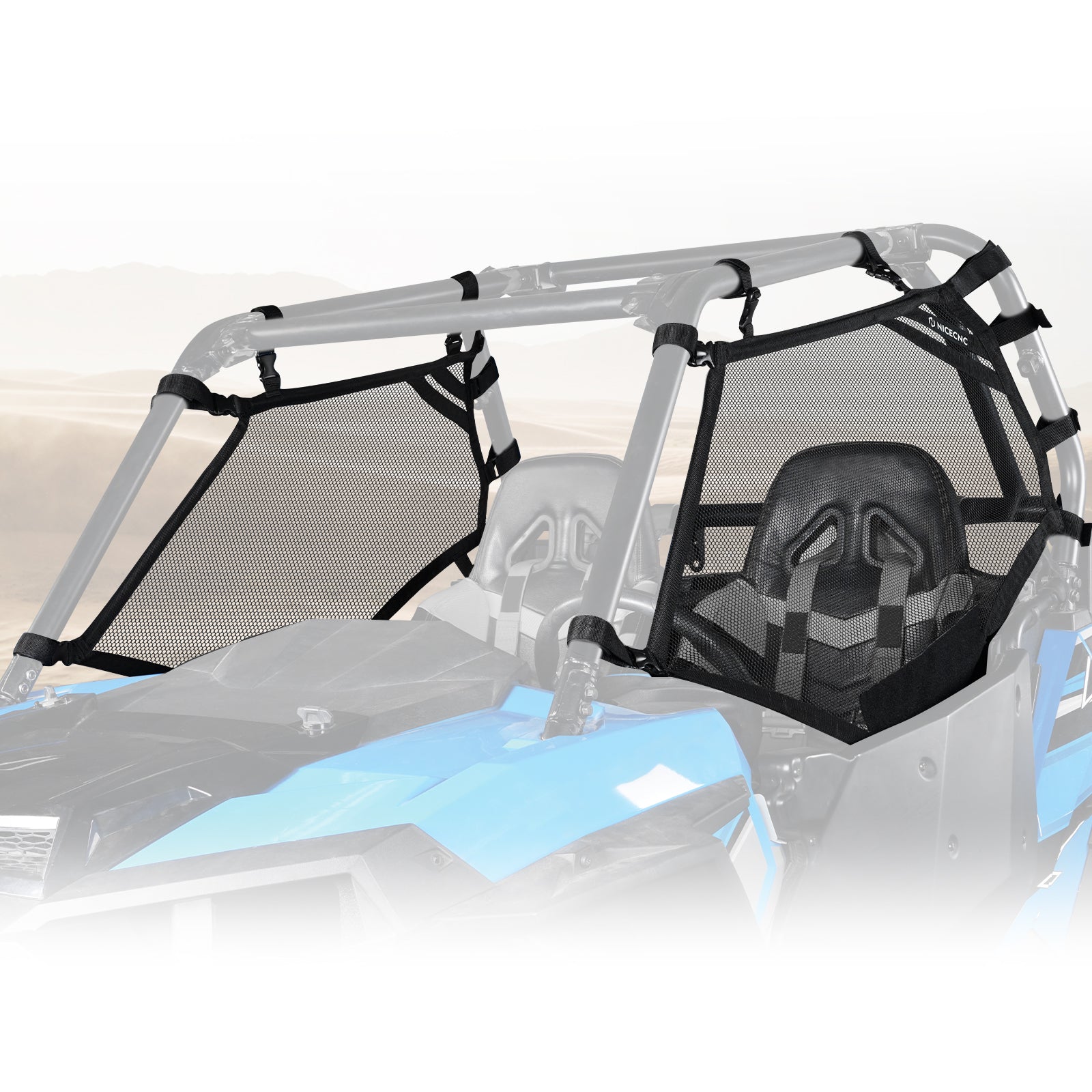 UTV Rear Window Net Mesh Shade Shield For Polaris RZR XP 1000 TURBO 900