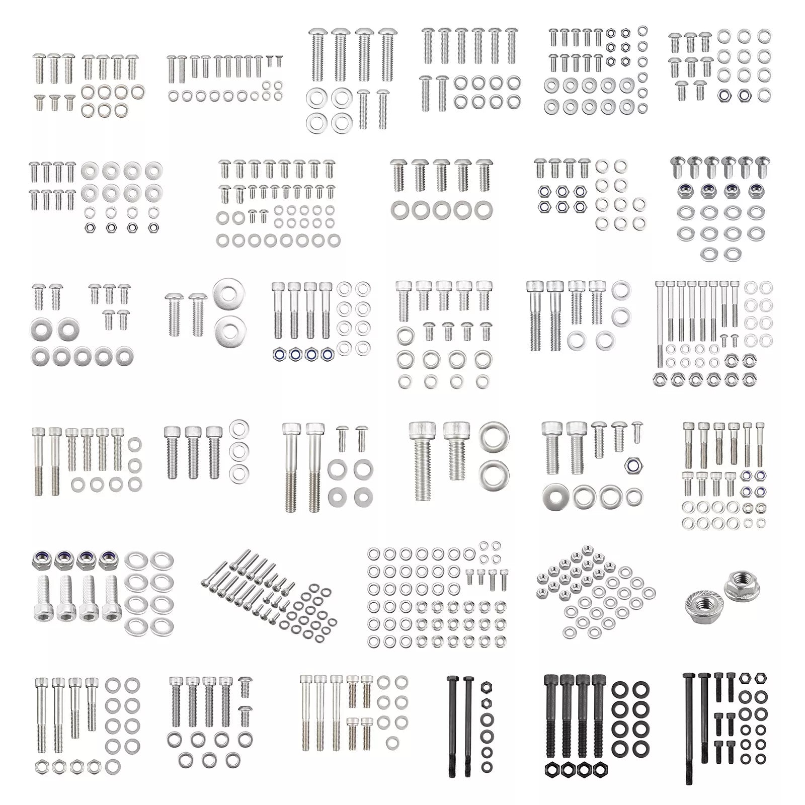 ATV 616piece Body Mount Bolts Screws Nuts Hardware Kit For Yamaha Banshee 350