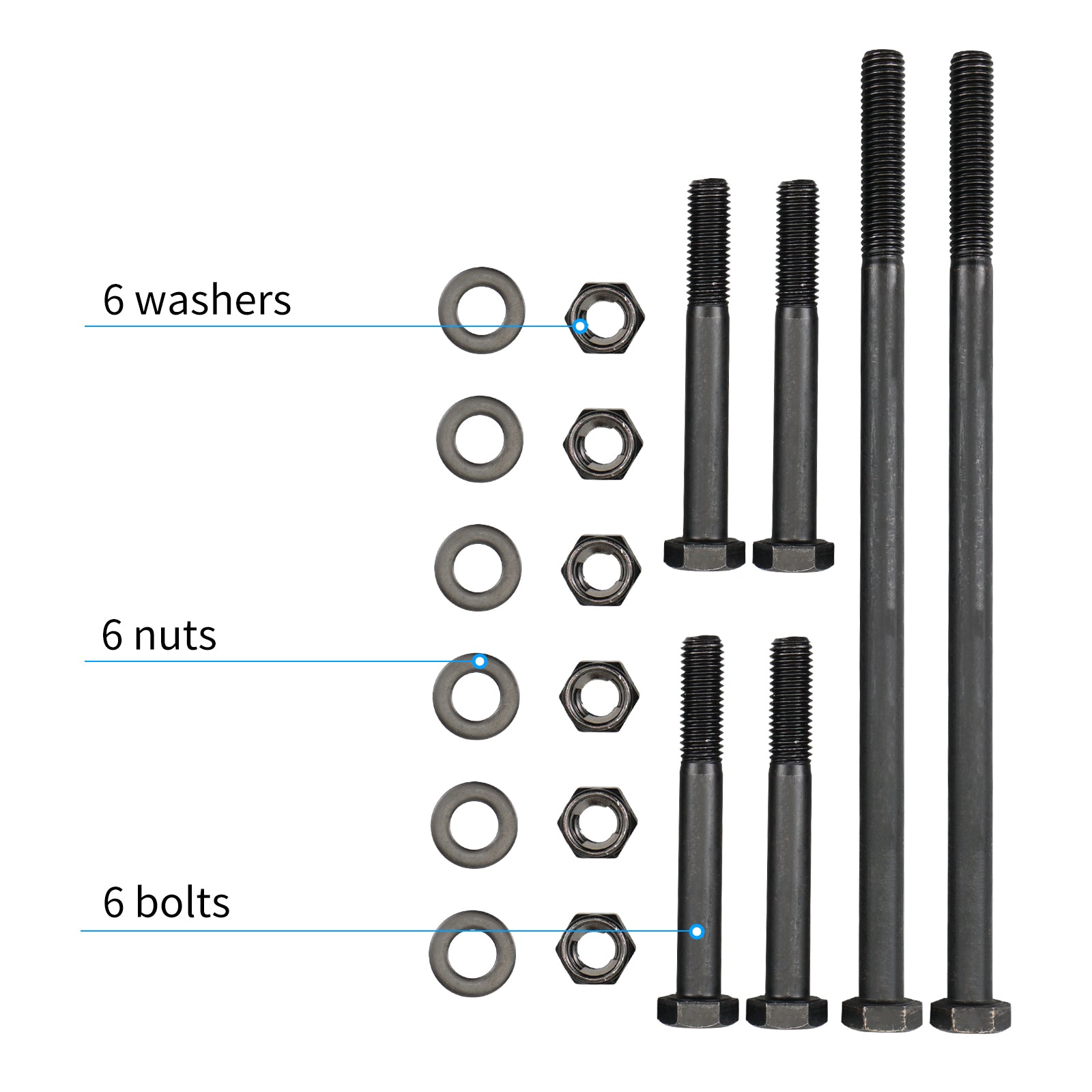 ATV Upper Lower A-Arm Bolts Nuts Pivot Shaft Kit For Yamaha Blaster 200